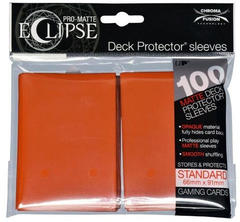 Ultra Pro Standard Size PRO-Matte Eclipse Sleeves - Pumpkin Orange - 100ct